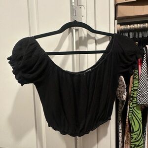 Elegant Black Women's Top